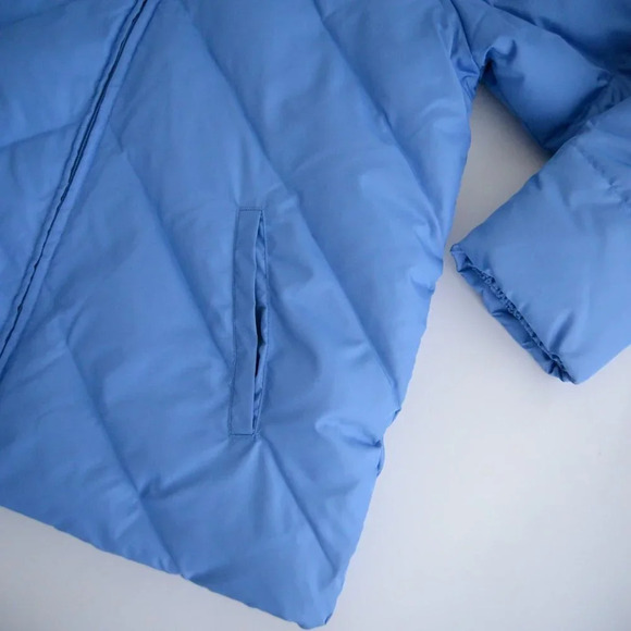 Vintage Route  66 Blue Puffer Jacket Large - Picture 9 of 15